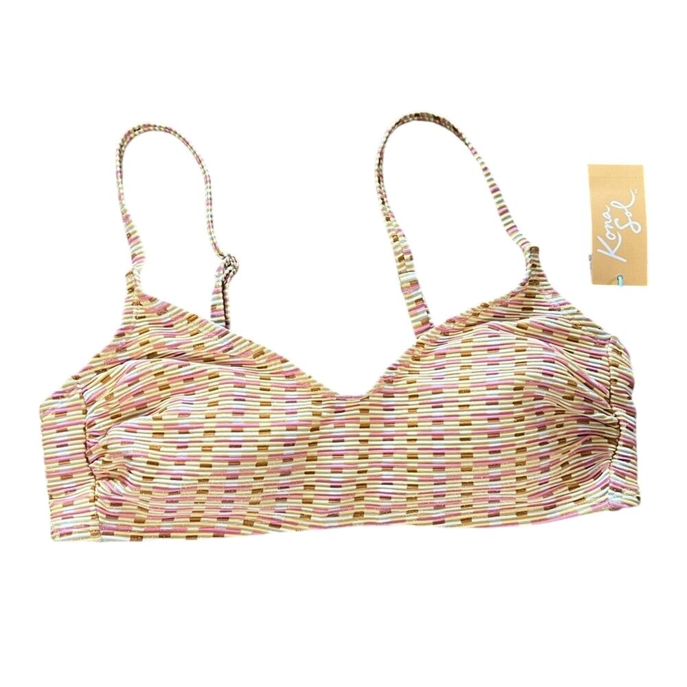 Kona sol bikini top sz Large